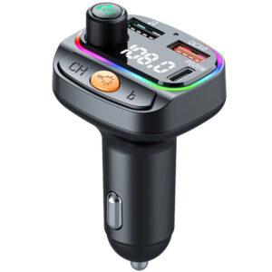 Автомобільний зарядний пристрій FM модулятор WIWU QC031 MP3 Car PD20W+QC3.0 (2USB-A/1C)