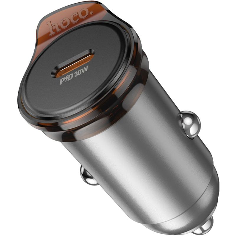 Автомобільний зарядний пристрій Hoco NZ16 Rigorous PD30W (1USB-C) - Зображення 6