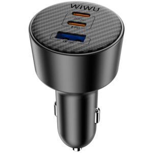 Автомобільний зарядний пристрій WIWU CC026 Warriors PD200W+QC3.0 (1USB-A/2C)
