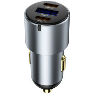 Автомобільний зарядний пристрій WIWU CC032 Nano Pro PD60W+QC3.0 (1USB-A/2C)