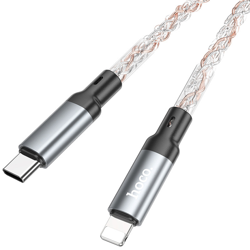 Дата кабель Hoco U112 Shine Type-C to Lightning 20W (1m) - Зображення 4