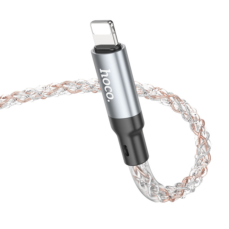 Дата кабель Hoco U112 Shine Type-C to Lightning 20W (1m) - Зображення 5