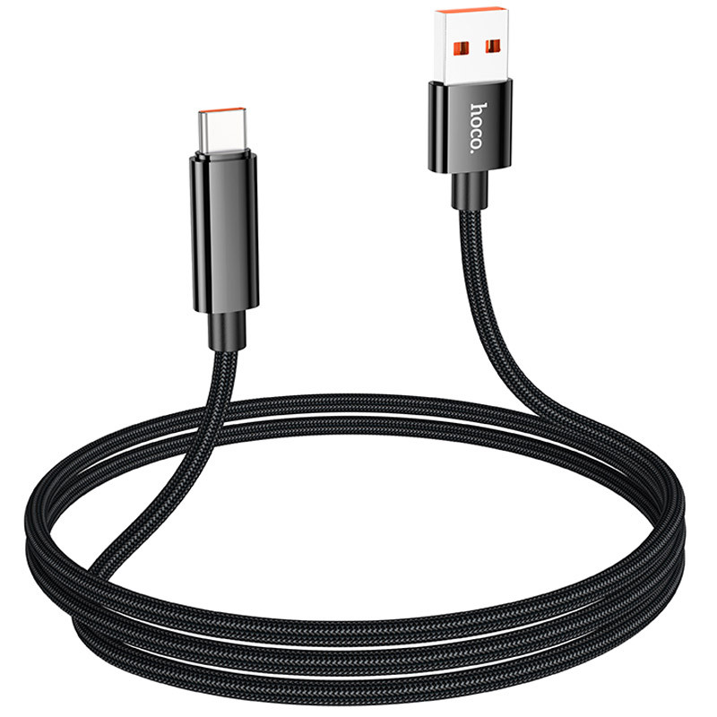 Дата кабель Hoco U125 Benefit 5A USB to Type-C with display (1.2m) - Зображення 4