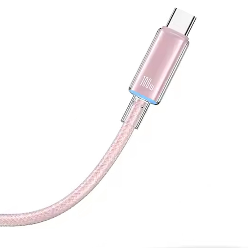 Дата кабель USAMS US-SJ660 Type-C to Type-C PD100W Cloud Series (1.2m) - Зображення 2