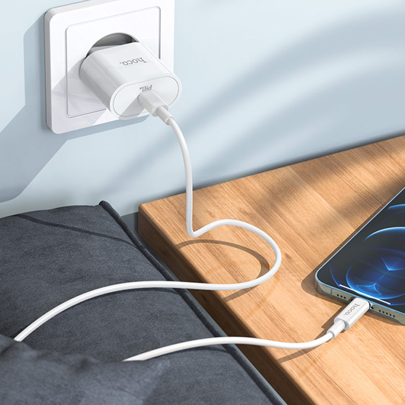 Мережевий зарядний пристрій Hoco C94A Metro PD20W (1USB-C) - Зображення 8