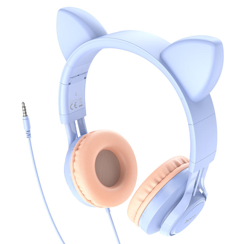 Накладні навушники Hoco W36 Cat ear (3.5mm/1.2m) - Зображення 2