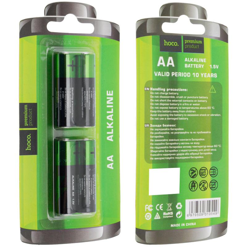 Батарейки Hoco AA (LR6) Alkaline 4 pcs - Зображення 2