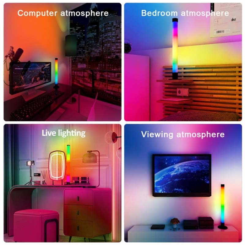 Настільна LED лампа RGB 5V Panel 2 Single side Bluetooth dual pack USB with app - Зображення 2