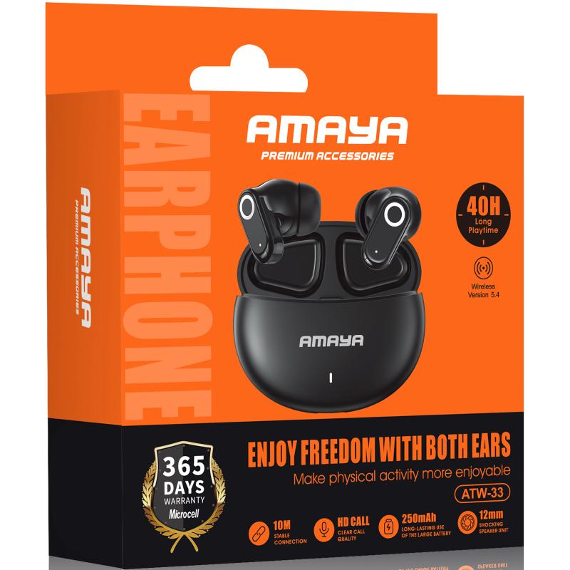 Бездротові TWS навушники Amaya ATW-33 Gaming - Зображення 2