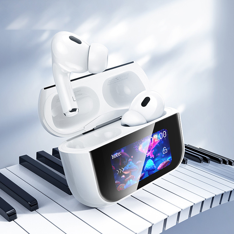 Бездротові TWS навушники Hoco EW79 Bright with Touch Screen ANC - Зображення 8