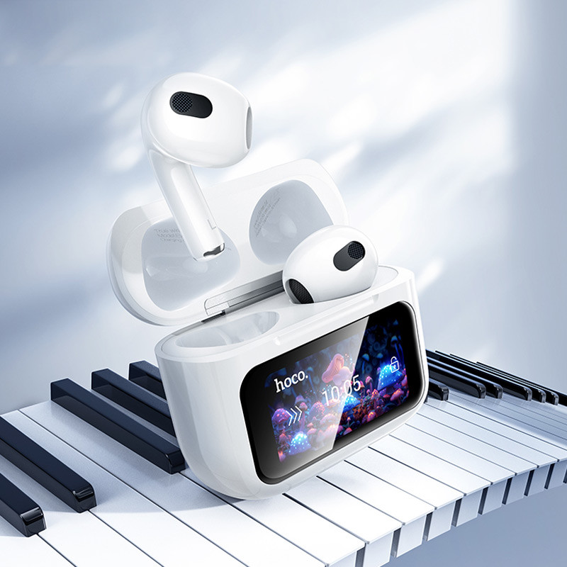 Бездротові TWS навушники Hoco EW81 Elegant with Touch Screen ANC - Зображення 8