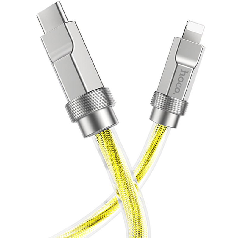 Дата кабель Hoco U113 Solid 20W Type-C to Lightning (1m) - Зображення 3