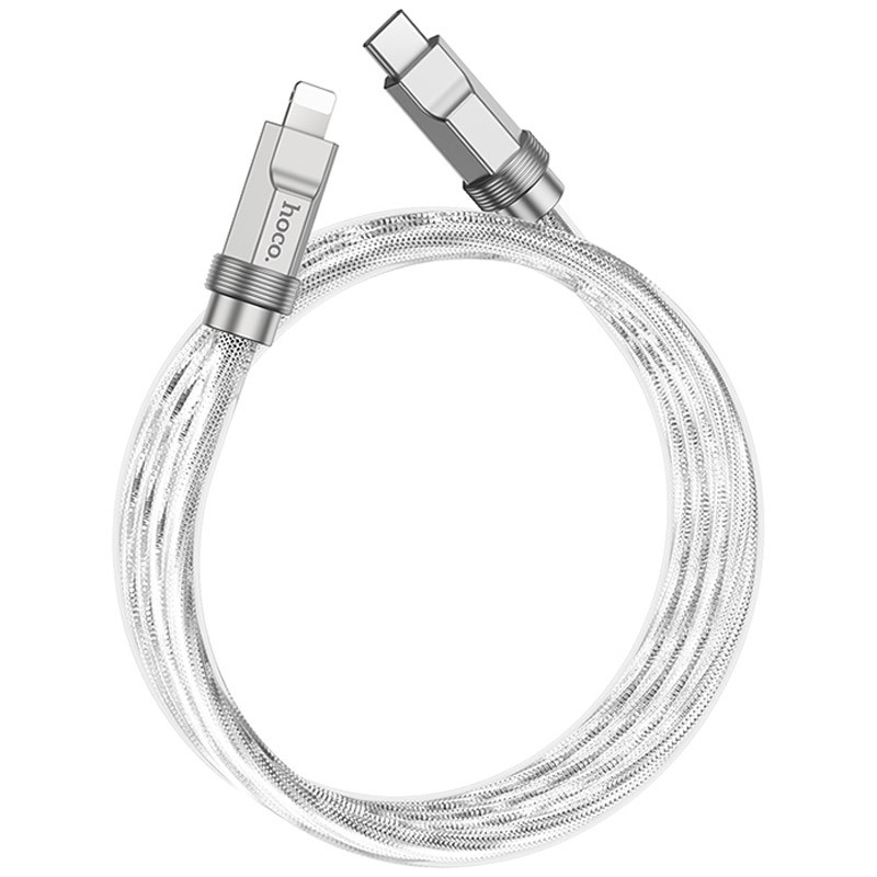 Дата кабель Hoco U113 Solid 20W Type-C to Lightning (1m) - Зображення 2