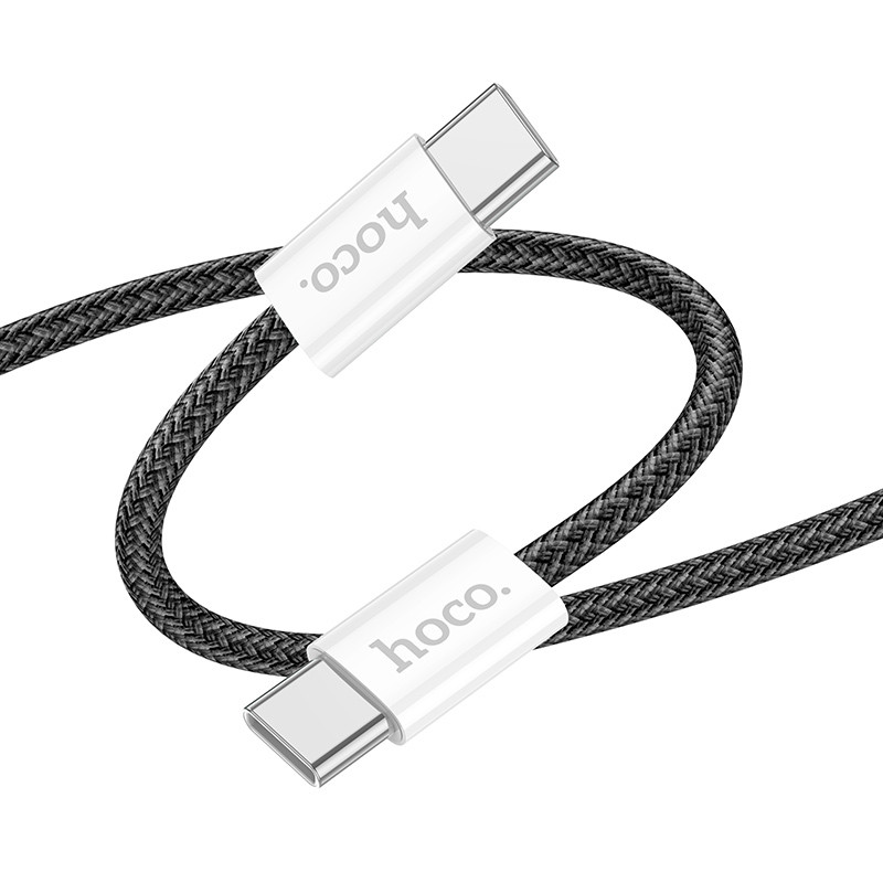 Дата кабель Hoco X104 Source 60W Type-C to Type-C (1m) - Зображення 2
