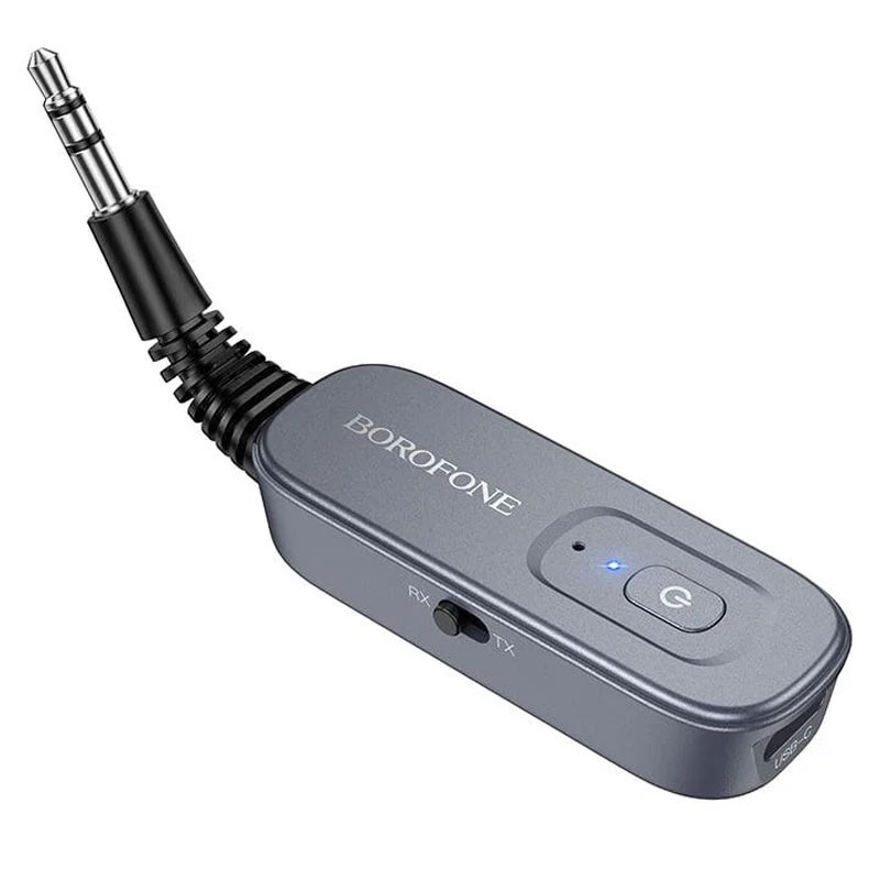 Bluetooth аудіо ресивер/трансмітер Borofone BC51 Clear way (AUX 3.5mm) - Зображення 4