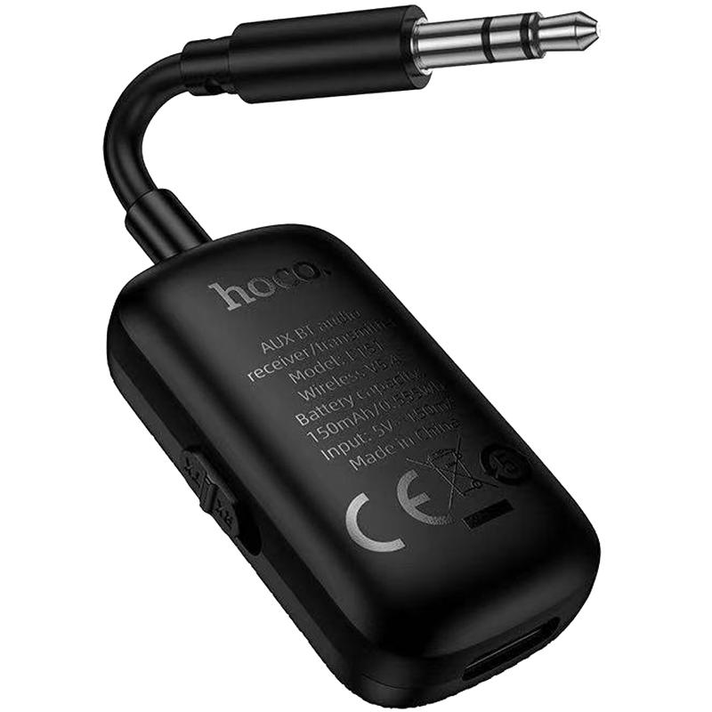 Bluetooth аудіо ресивер/трансмітер Hoco E151 Graceful (AUX 3.5mm) - Зображення 3