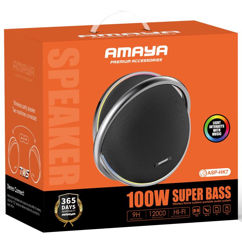 Bluetooth Колонка Amaya HK7 100W - Зображення 2