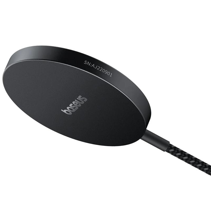 Бездротовий зарядний пристрій Baseus Simple Mini4 Air Magnetic Qi2 15W (P102782) - Зображення 3