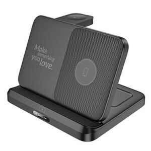 Бездротовий зарядний пристрій Hoco CQ7 Fold Charge 3-in-1