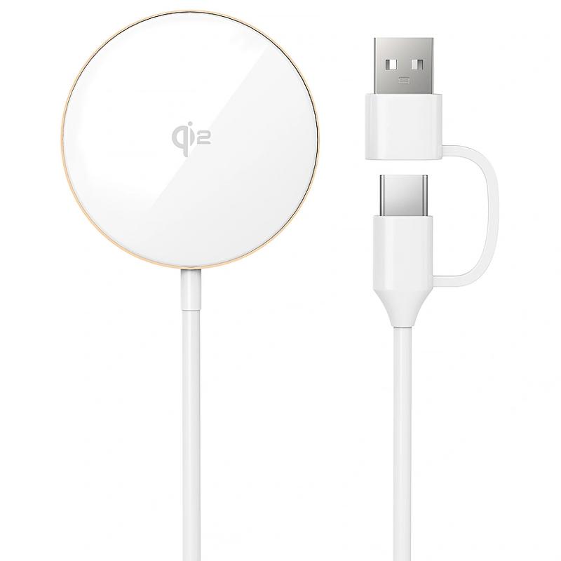 Бездротовий зарядний пристрій WIWU Wi-W029 MagCircle Qi2 15W - Зображення 2