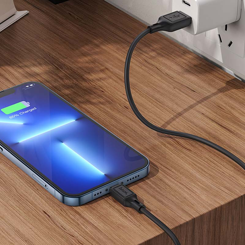 Дата кабель Hoco X90 Cool silicone USB to Lightning (1m) - Зображення 5