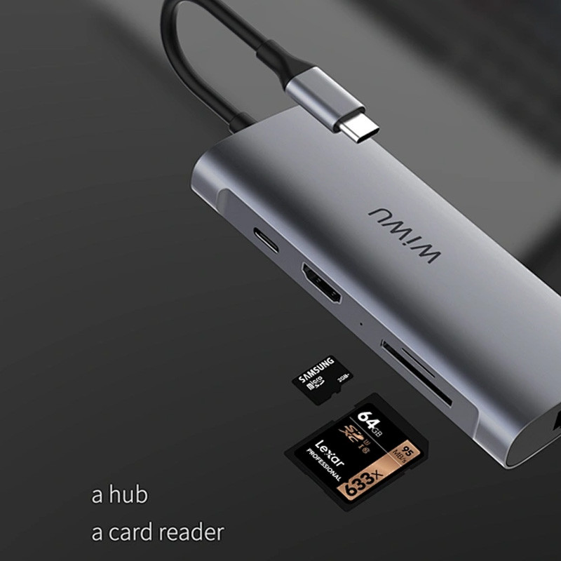 Уцінка Перехідник HUB WIWU Alpha 831HRT - Зображення 3