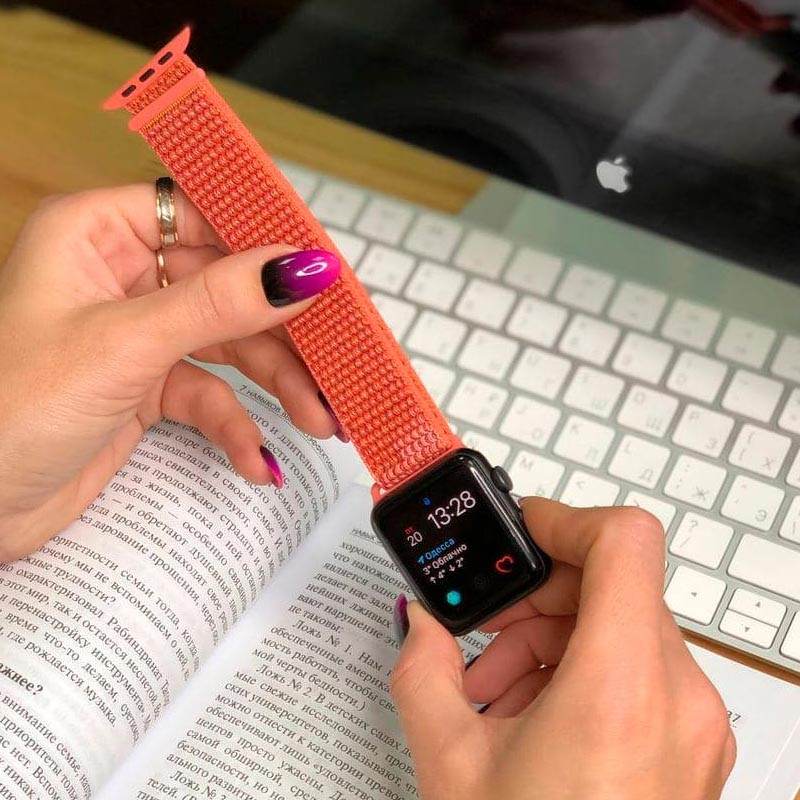Ремінець Nylon для Apple Watch 42(ser.1-3)/44/45/46/49mm - Зображення 2