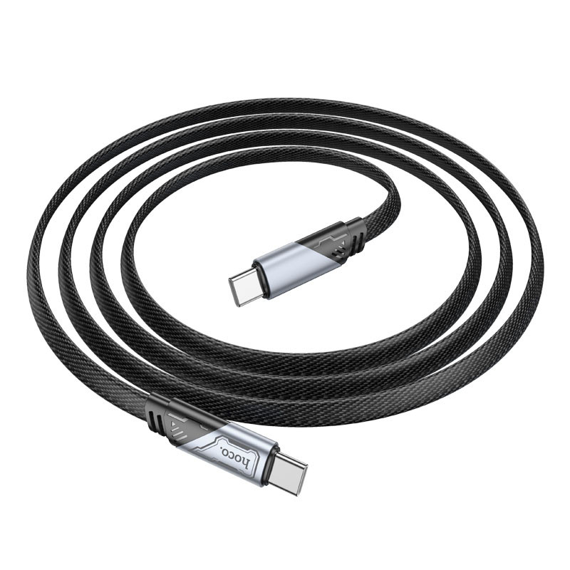 Дата кабель Hoco U119 Machine charging data Type-C to Type-C 60W (1.2m) - Зображення 3
