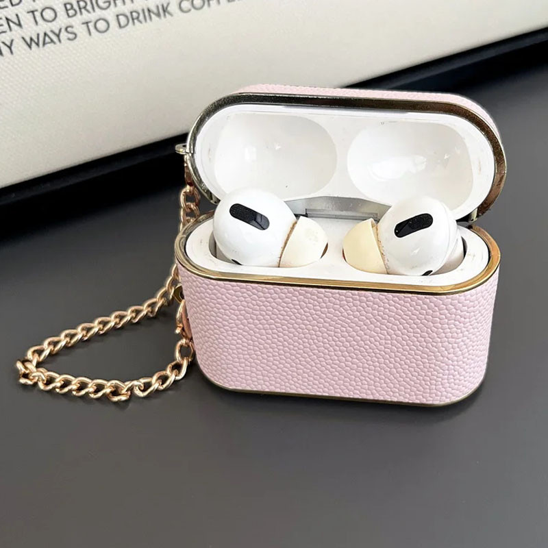 Шкіряний футляр Suitcase для навушників AirPods 3 - Зображення 3
