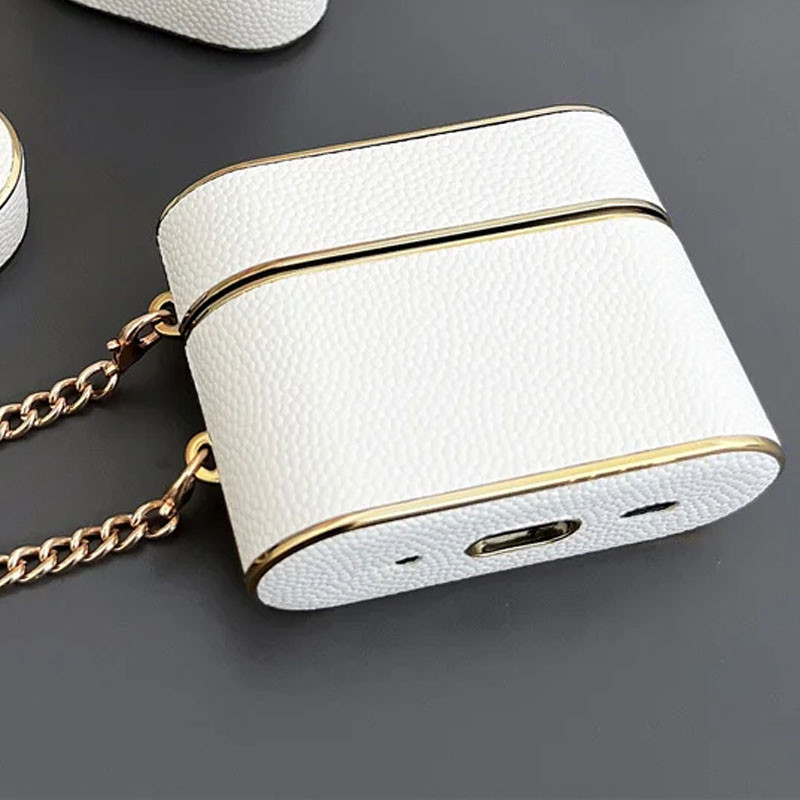 Шкіряний футляр Suitcase для навушників AirPods 3 - Зображення 3
