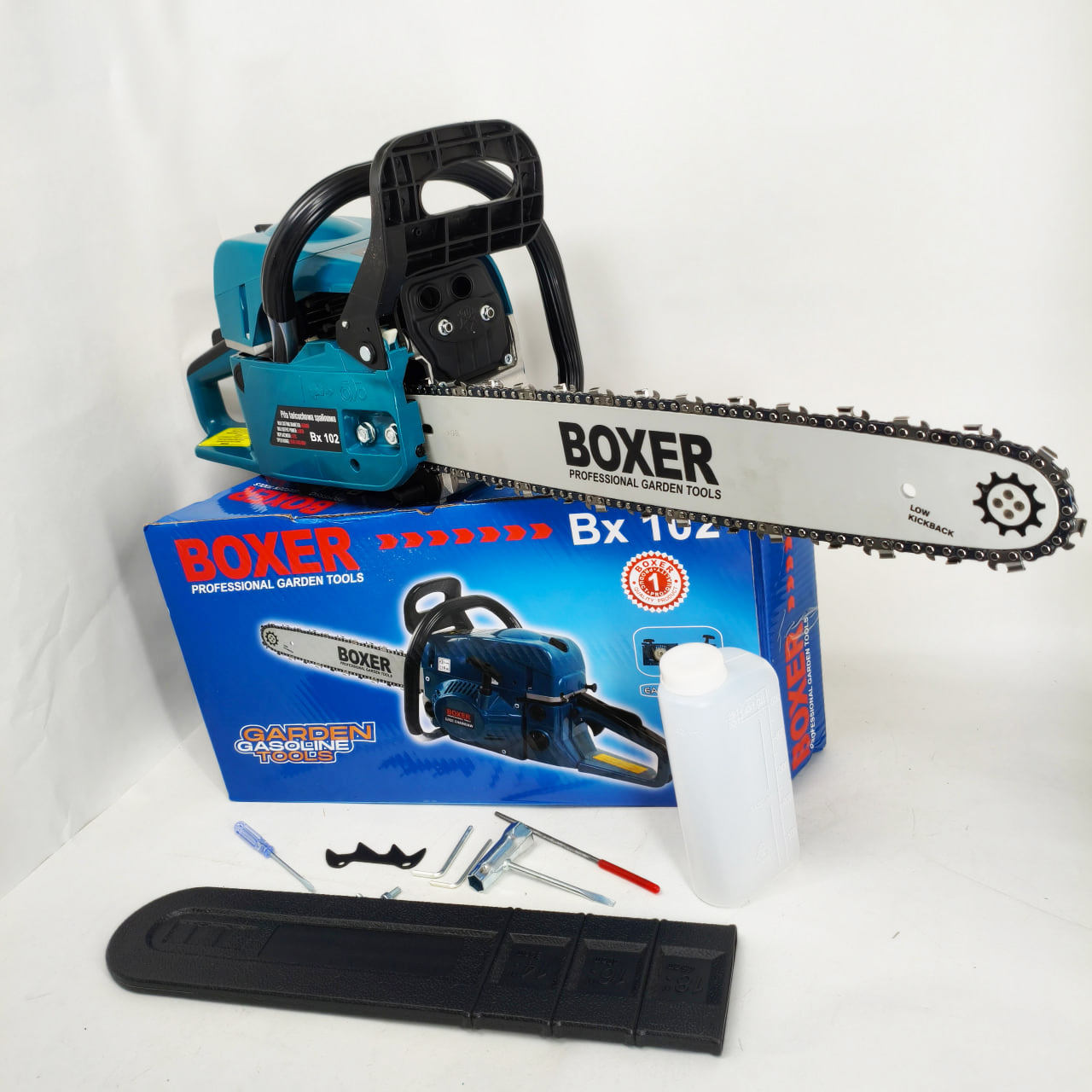 Бензопила Boxer BX-102 5,9 кВт з двома напрямними ланцюгами - Зображення 4