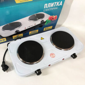 Електроплита двокомфорочна Sea Breeze SB-063 настільна White
