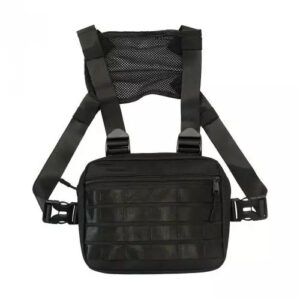 Тактична нагрудна сумка з Cordura 1000D, розгрузка чоловіча чорна