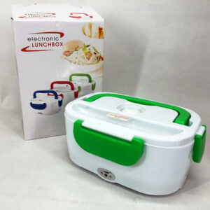 Електричний ланч-бокс Lunch Heater 220 V Pro з підігрівом для дітей зелений