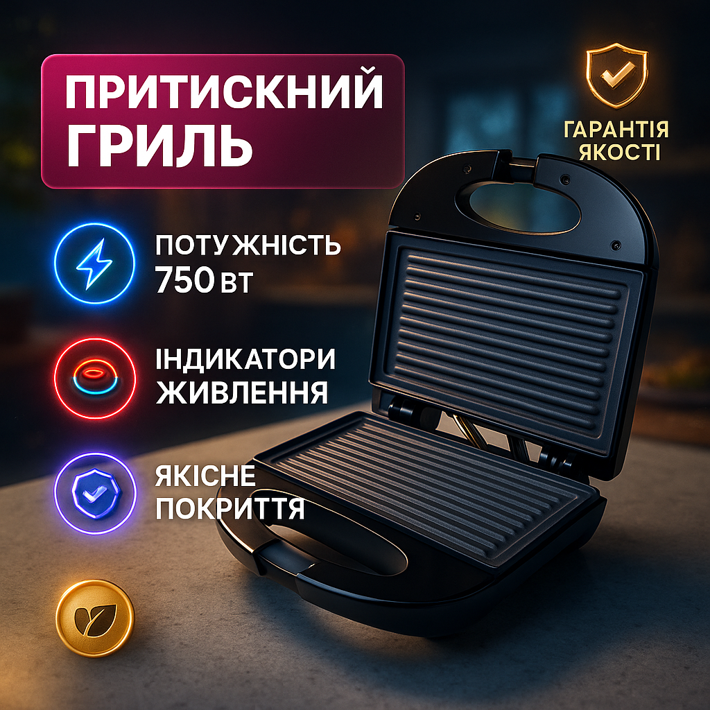 Гриль сендвичница бутербродница DOMOTEC MS-7709, бутербродница бытовая, домашний гриль для шаурмы - Зображення 27