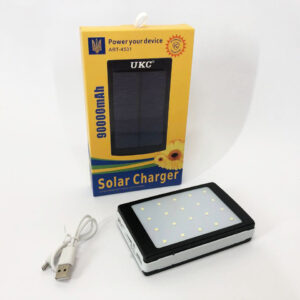 Power Bank Solar 90000 mAh з сонячною панеллю та лампою