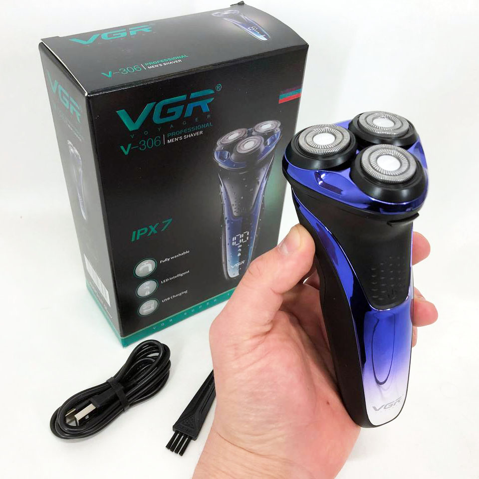 Електробритва VGR V-306 для стрижки волосся і бороди - Зображення 5