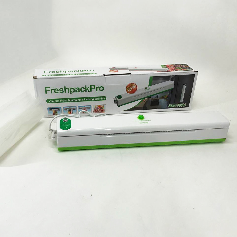Вакууматор Freshpack Pro вакуумный упаковщик еды, бытовой. Цвет: зеленый - Зображення 7