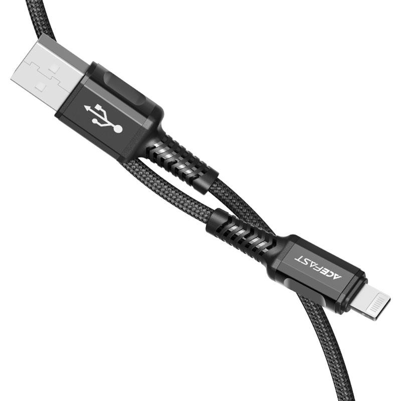 Дата кабель Acefast C1-02 USB to Lightning 2.4A (1.2m) - Зображення 3