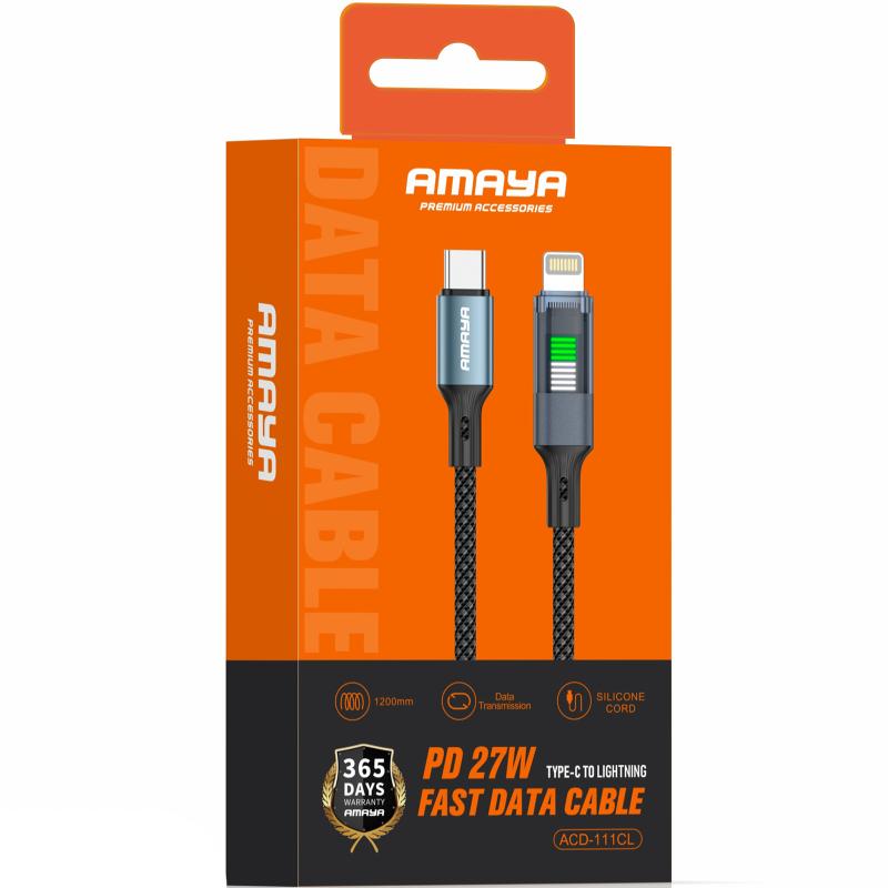 Дата кабель Amaya 111CL Type-C to Lightning 27W (1.2m) - Зображення 2