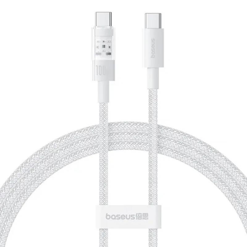 Дата кабель Baseus Gem Fast Charging Type-C to Type-C 100W (1m) (P10373000111)