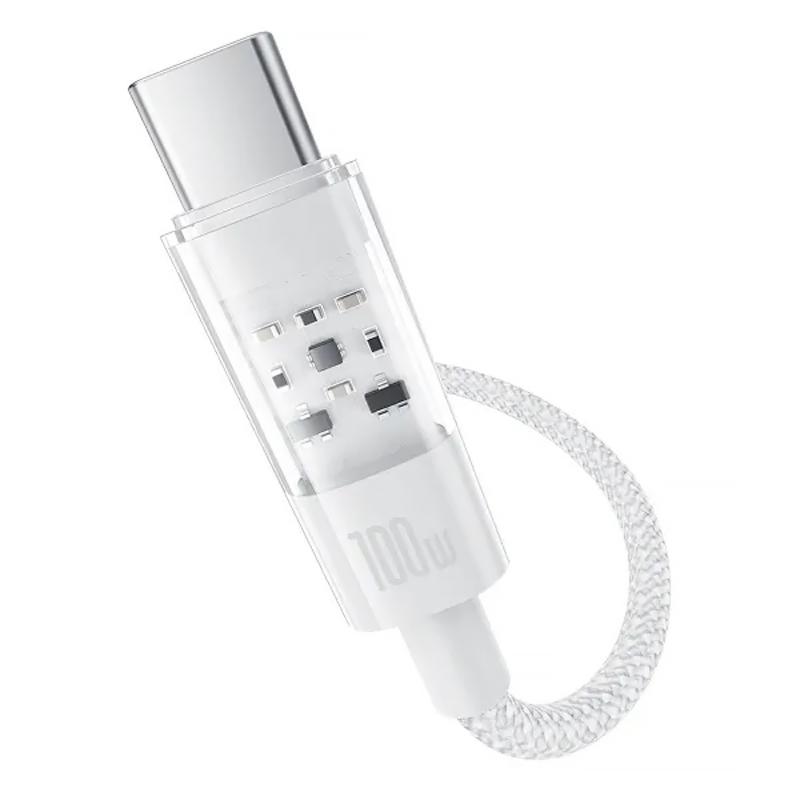 Дата кабель Baseus Gem Fast Charging Type-C to Type-C 100W (1m) (P10373000111) - Зображення 2