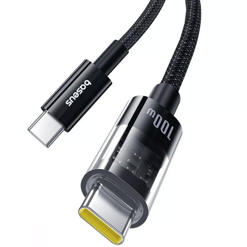 Дата кабель Baseus Gem Fast Charging Type-C to Type-C 100W (2m) (P10373000111-01) - Зображення 2
