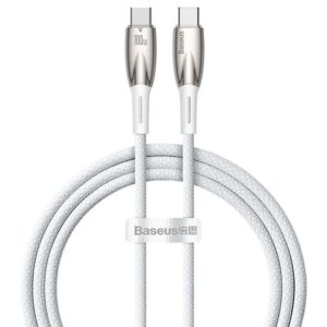 Дата кабель Baseus Glimmer Series Fast Charging Type-C to Type-C 100W 1m (CADH00070)