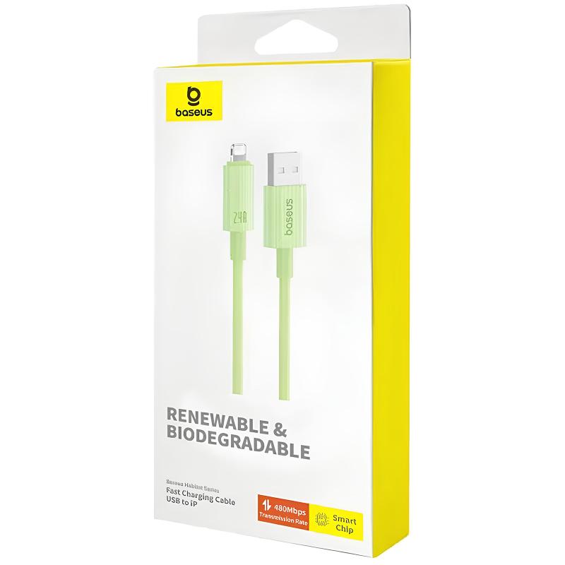 Дата кабель Baseus Habitat Series Fast Charging USB to Lightning 2.4A (2m) (P10360200) - Зображення 4