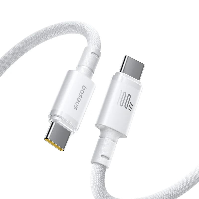 Дата кабель Baseus New Braided Type-C to Type-C 100W (2m) (E0426V)
