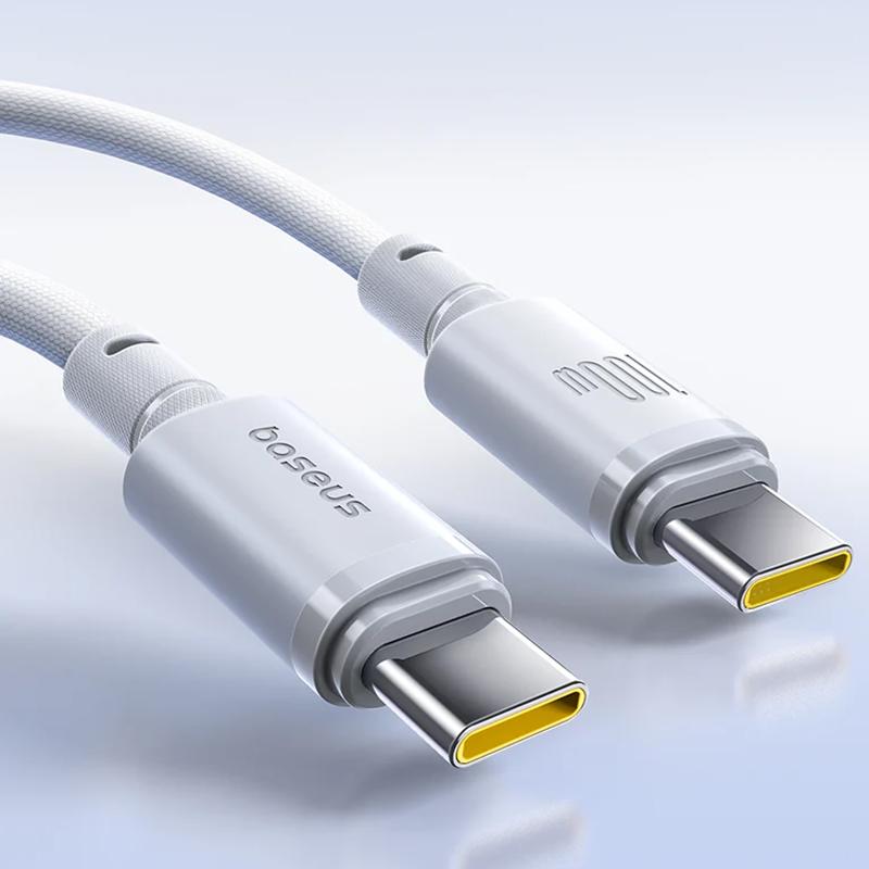 Дата кабель Baseus New Braided Type-C to Type-C 100W (2m) (E0426V) - Зображення 2