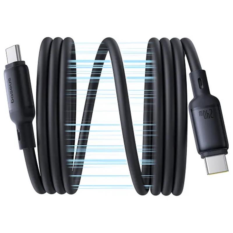 Дата кабель Baseus PicoGo Type-C to Type-C 240W (2m) (E04233) - Зображення 3