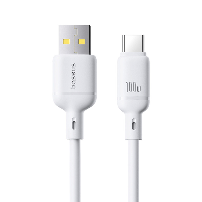 Дата кабель Baseus Silky Series OS Fast Charging USB to Type-C 100W (1m) (P10377703)