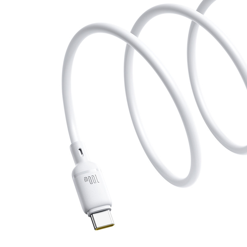 Дата кабель Baseus Silky Series OS Fast Charging USB to Type-C 100W (1m) (P10377703) - Зображення 3